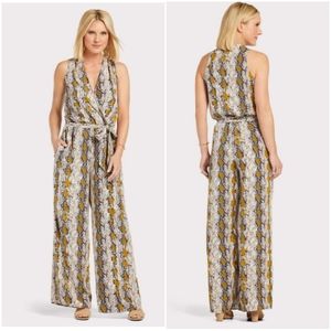 Snake Print Jumpsuit Peyton Jensen medium